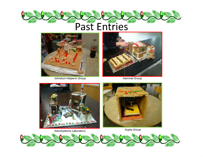 Images of 2nd annual Gingerbread competition