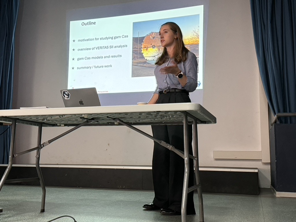 Josie Rose presenting at the Intensity Interferometry workshop