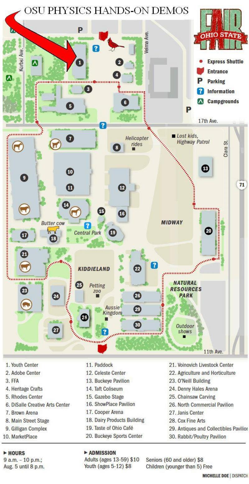 Map Of Ohio State Fair And Crew Stadium Aosfyc Was The Greatest And - Map