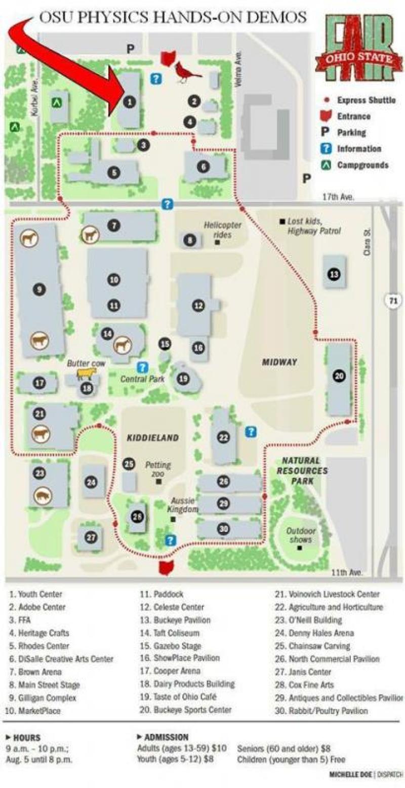 Ohio State Fair Map