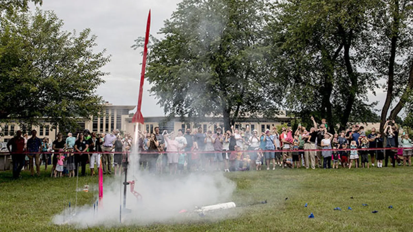 Launching rockets on the OSU Newark campus