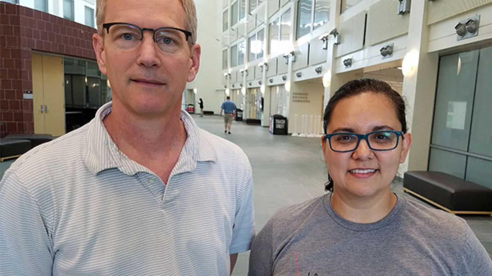 Dr. Andrew Heckler and Dr. Beatriz Burrola Gabilonda