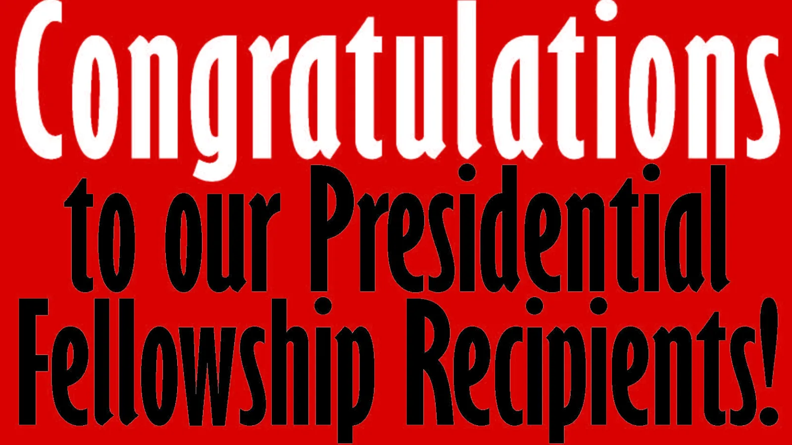 Congratulations