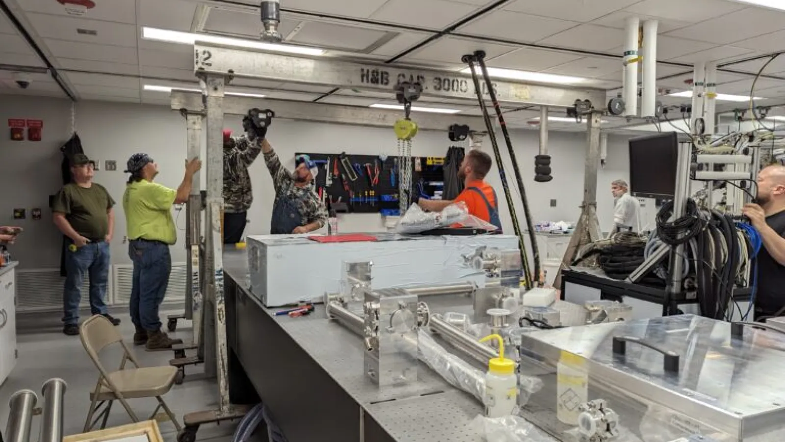 Laser in NeXus facility