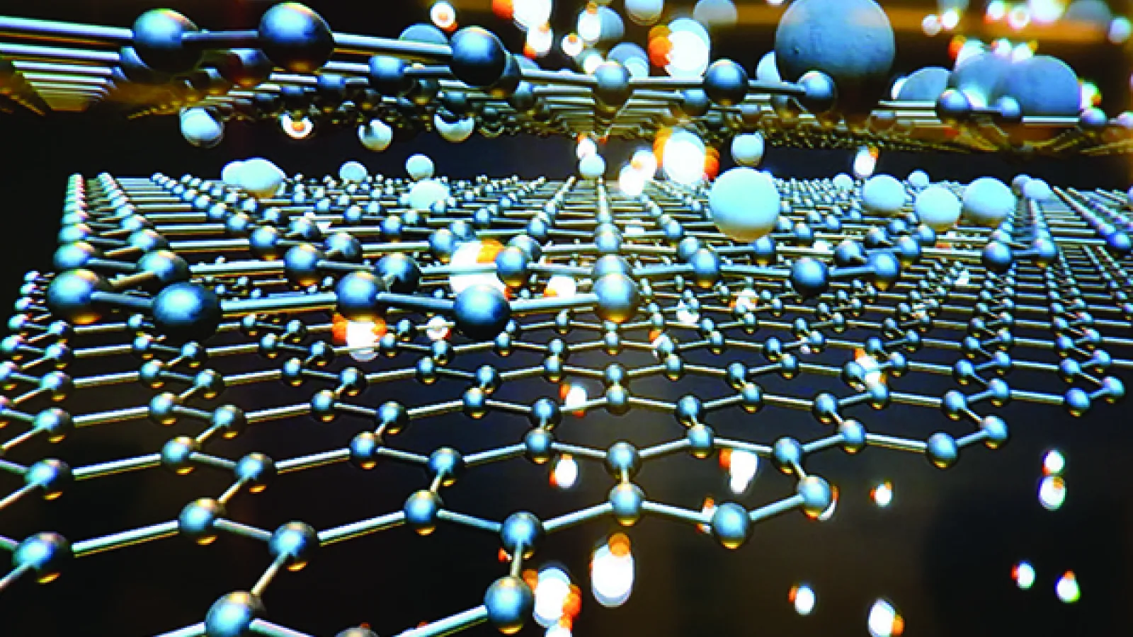 Atoms and molecules illustration Photo credit: Pixabay