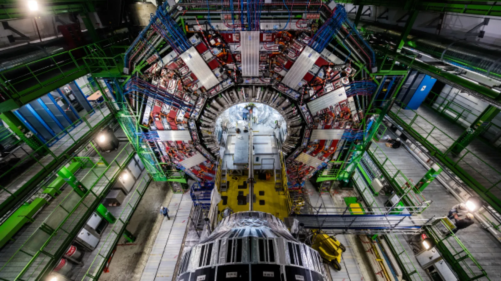Close up of CERN’s Large Hadron Collider (LHC)