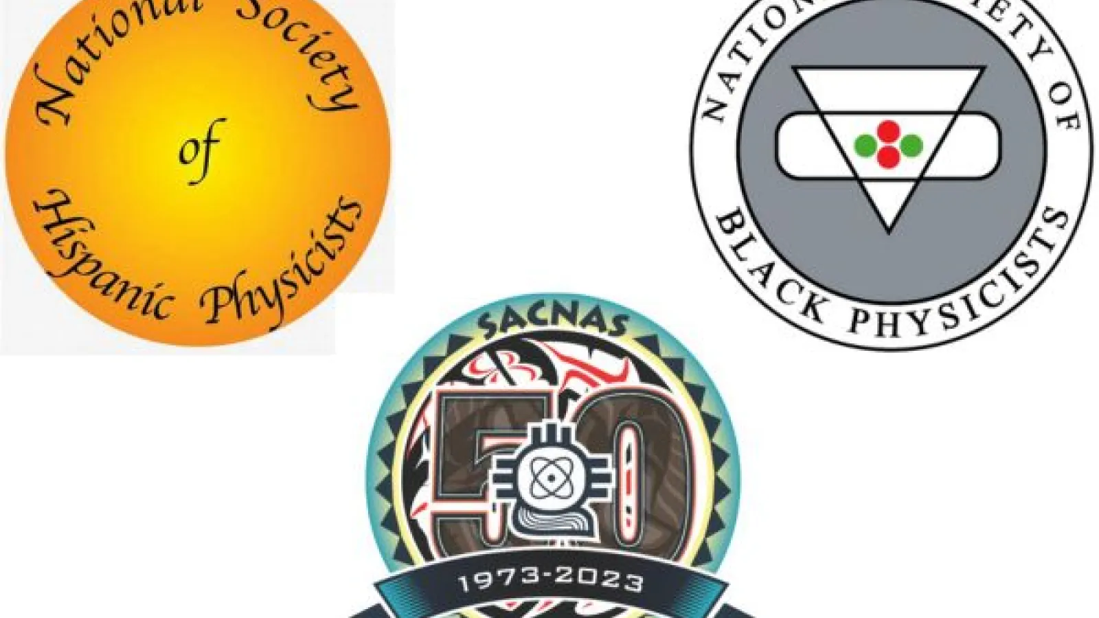 NSHP, SACNAS, and NSBP logos
