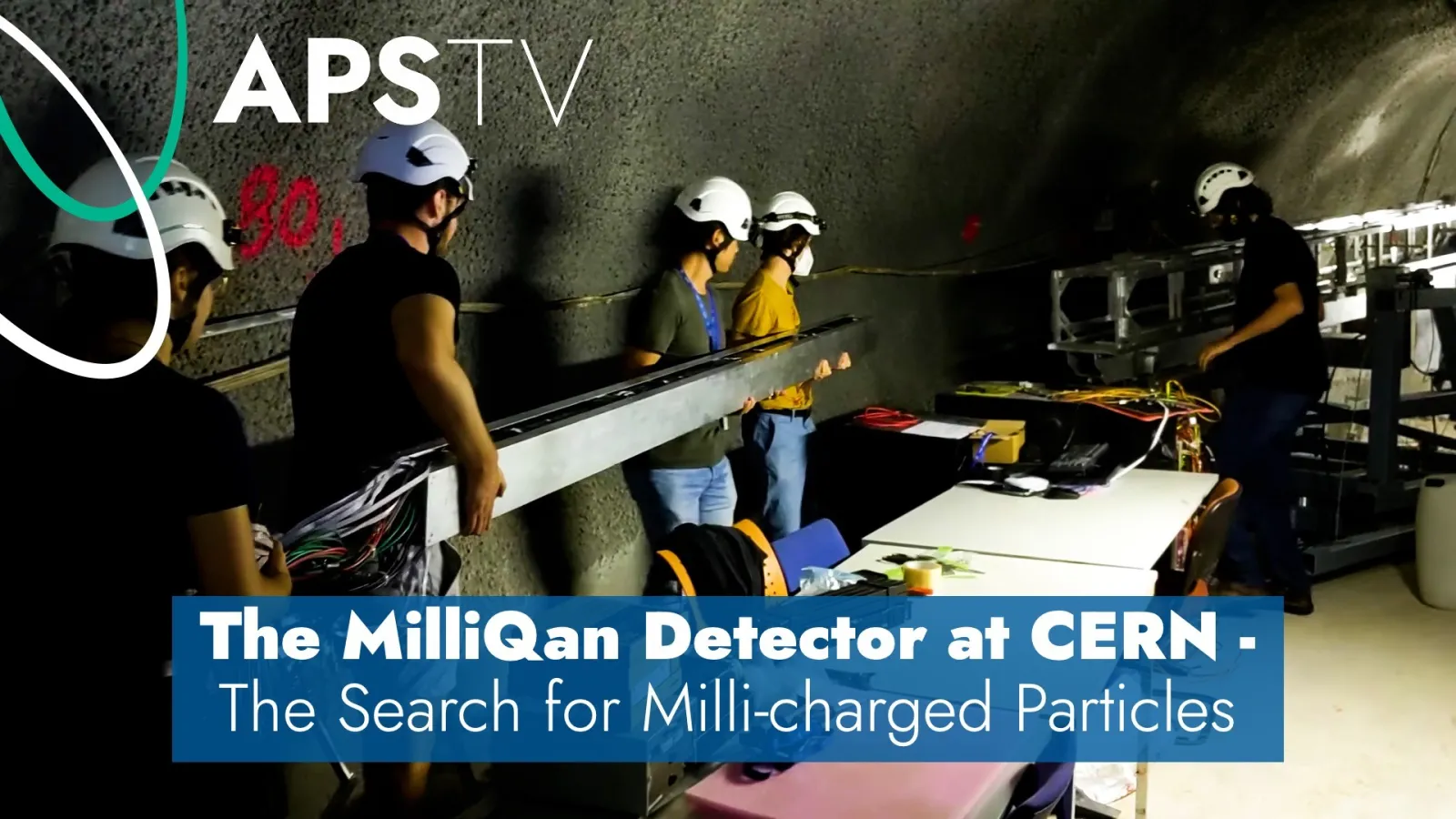 APS TV cover for milliQan experiment