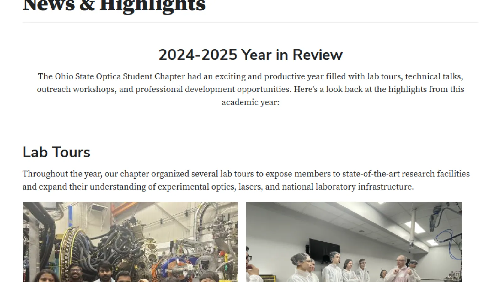 Screen grab of IOS webpage