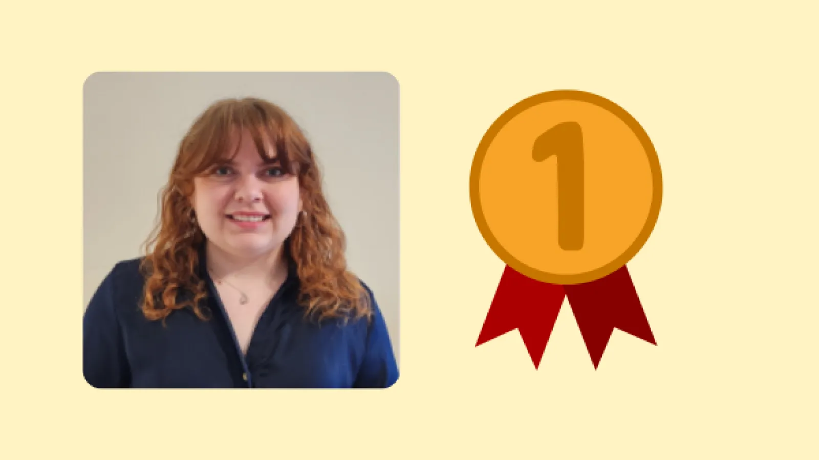 Zoe Phillips and 1st place ribbon