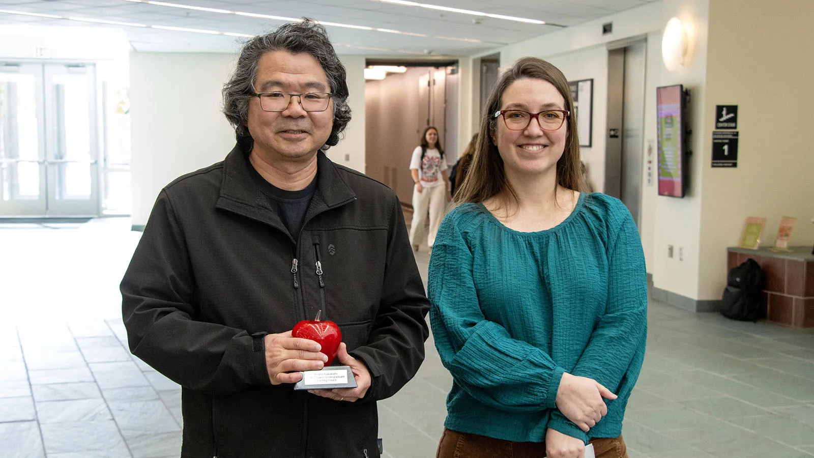 Dr. Roland Kawakami with Dr. Annika Peter