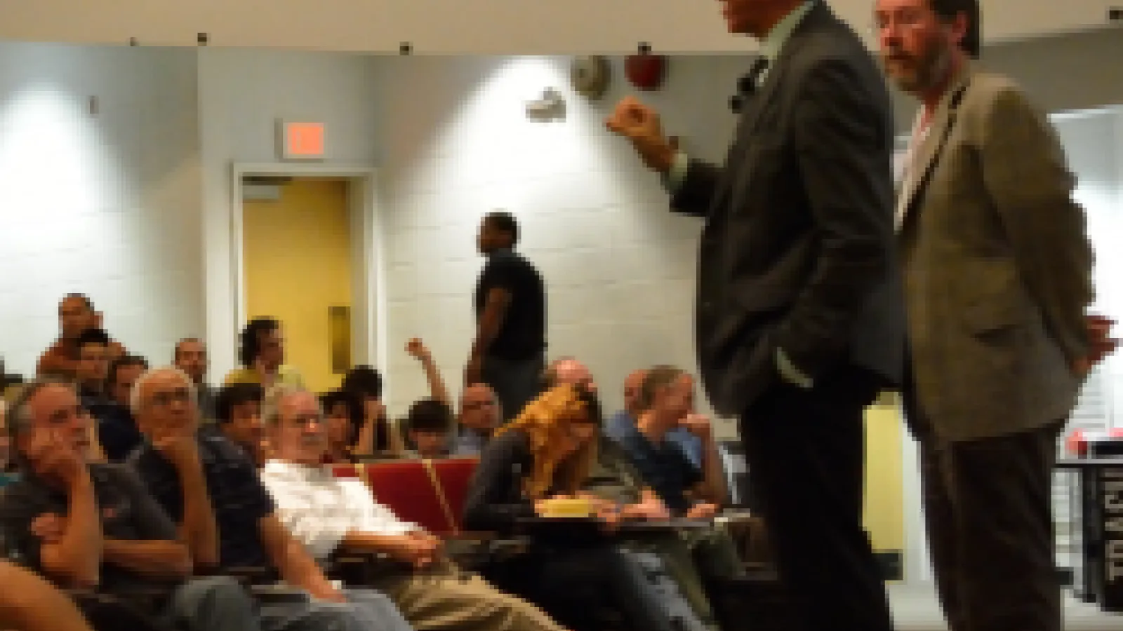 Dr. Joseph Incandela presenting at the Smith Lecture.