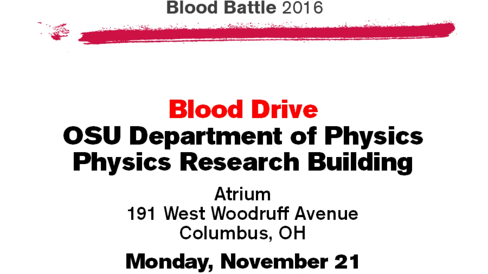 Blood Battle poster