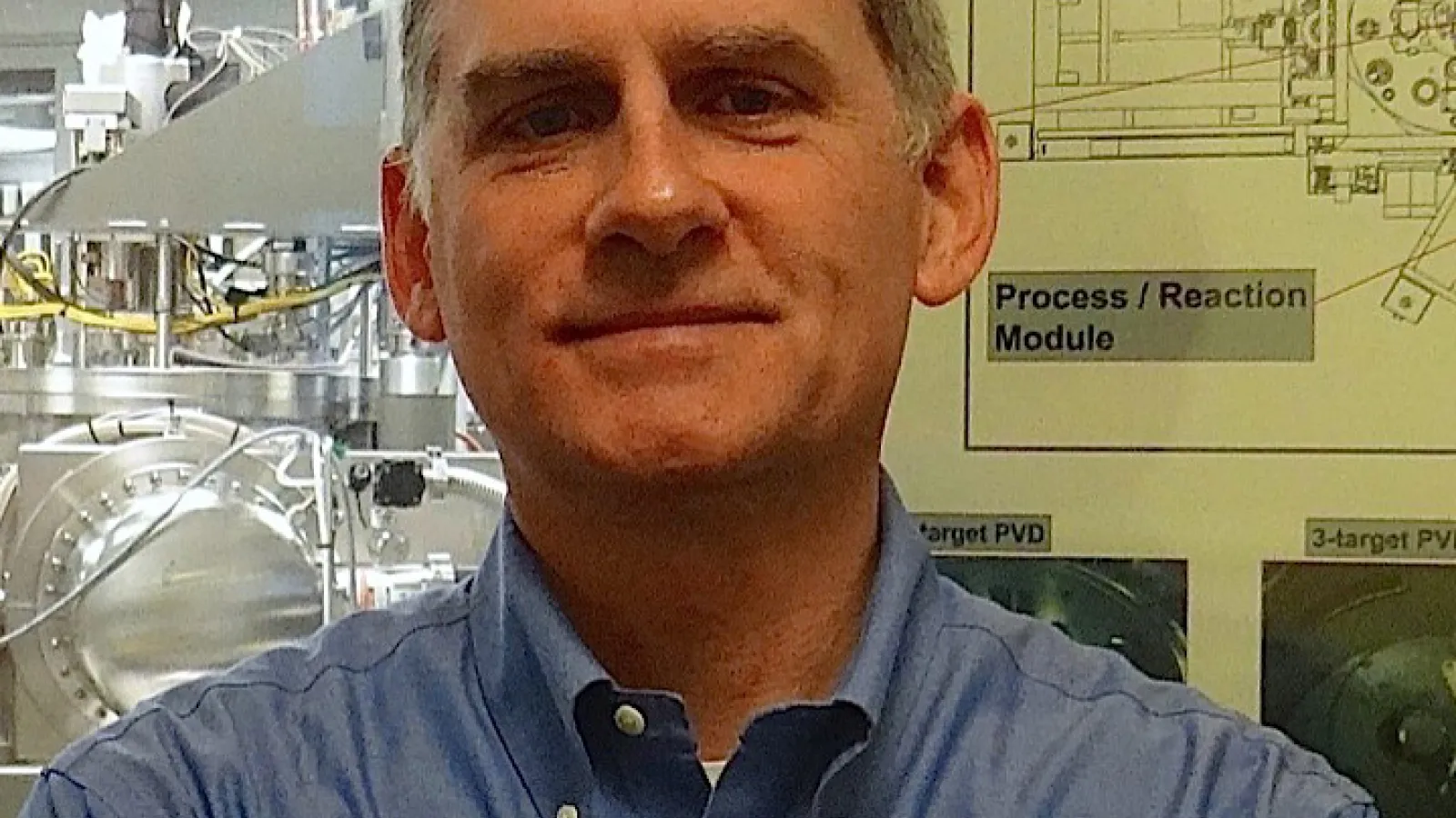 Jeff Childress with lab in the background