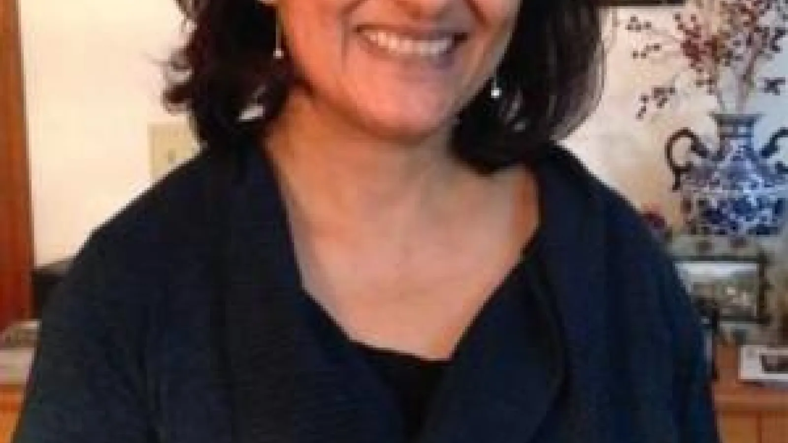 Nandini Trivedi smiling