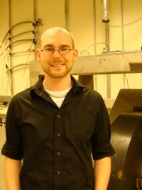 Student smiling in the lab