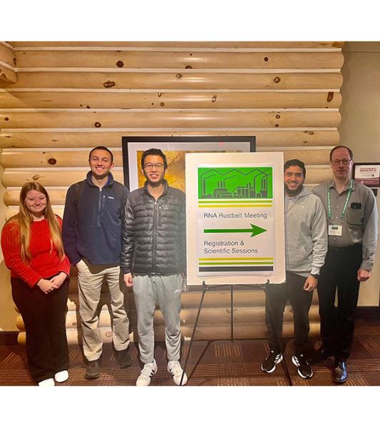 Bundschuh group members at Rustbelt RNA 2025