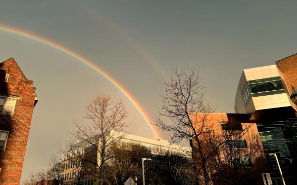 Double rainbows over the PRB