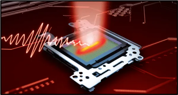 Electronic device capturing lightwaves