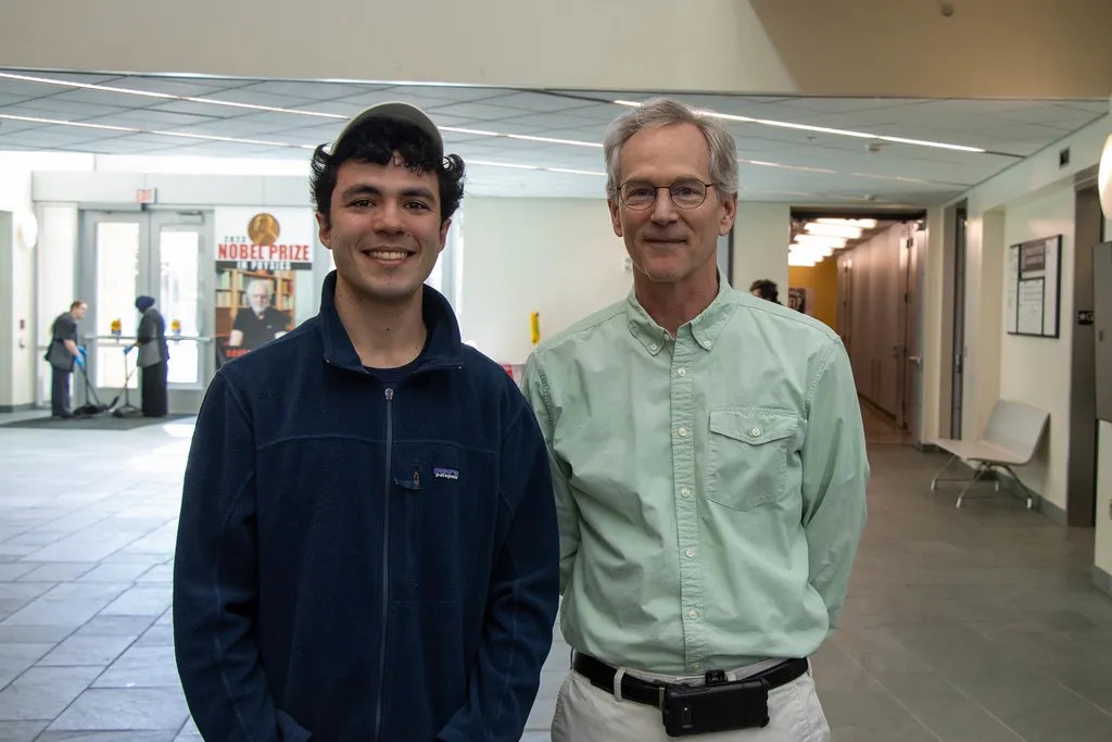 Osip Surdutovich and Andrew Heckler at picnic