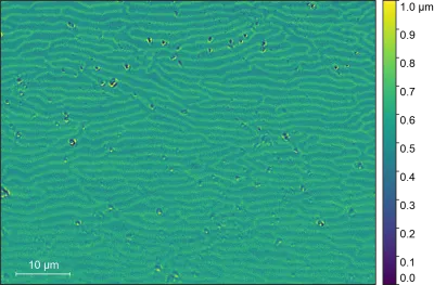 Magnetic stripe domains on Pt/TmIG 