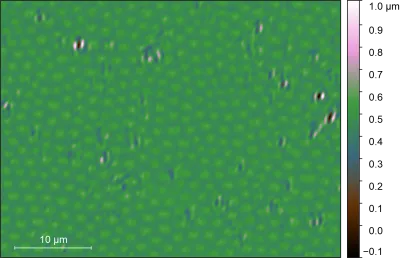 Magnetic stripe domains on Pt/TmIG 