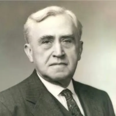 Alpheus Smith in black and white