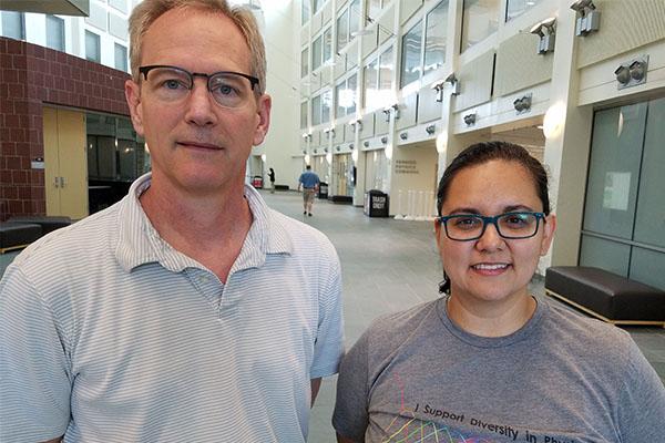 Dr. Andrew Heckler and Dr. Beatriz Burrola Gabilonda