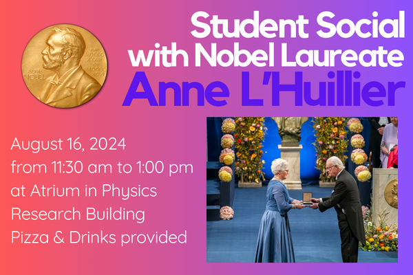 Flyer Thumbnail for Student Social with Anne L'Huillier