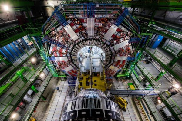 Close up of CERN’s Large Hadron Collider (LHC)