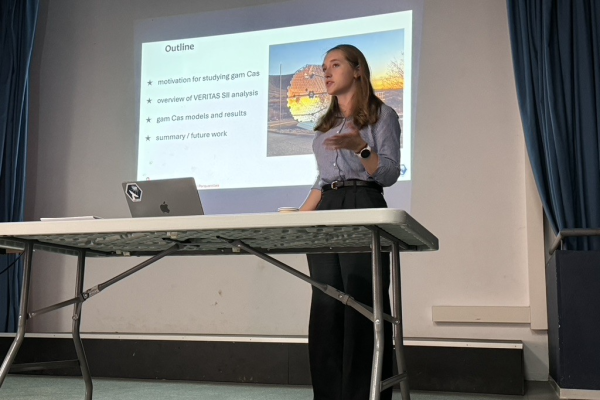 Josie Rose presenting at the Intensity Interferometry workshop