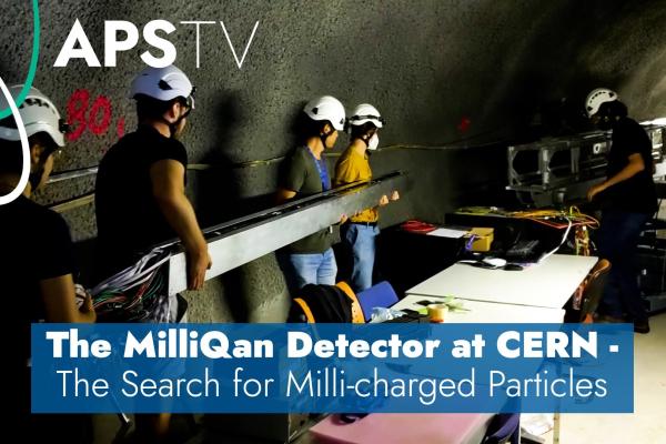 APS TV cover for milliQan experiment