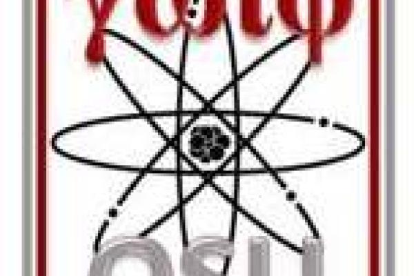 clip art of an atom with "OSU" in grey at the bottom