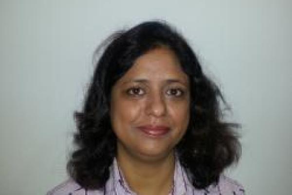 A headshot of Anjali Gupta (The Ohio State University) with a white background.