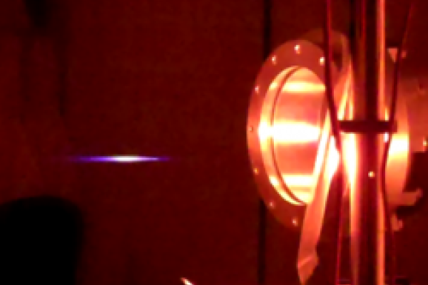 Red laser in lab