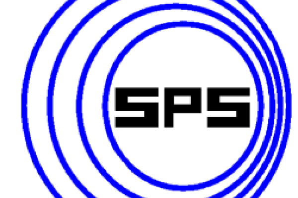 Blue nested circles with "SPS" logo