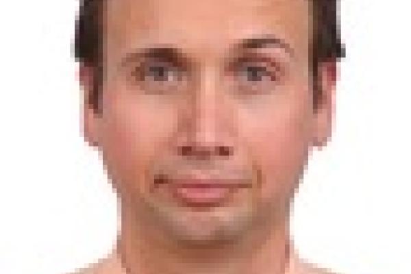 Pixelated Vincent Sacksteder with white background