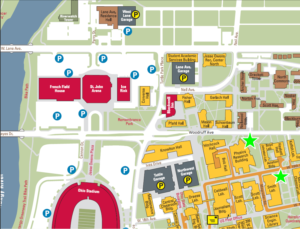 ohio state campus map